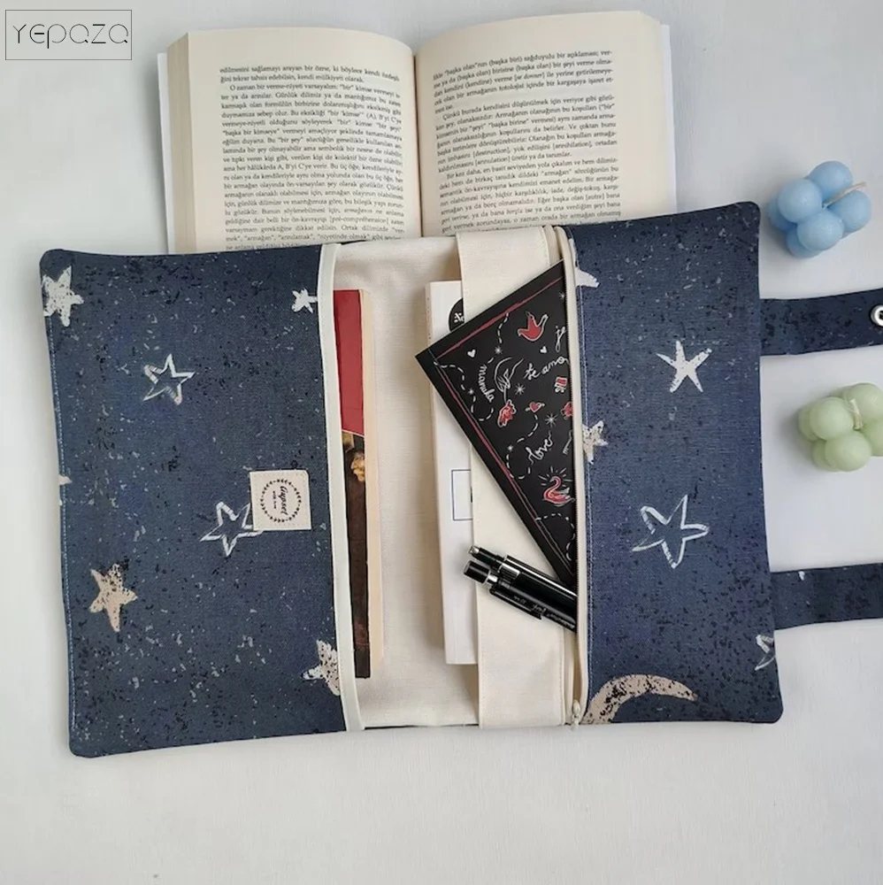 Book Purse With Zipper Book and Kindle Accessory Book Pouch