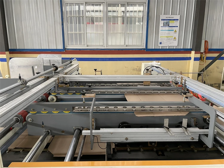 Semi Automatic Carton Corrugated Two Piece Folder Gluer machine