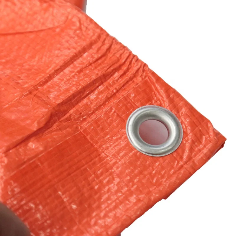 Waterproof Orange Blue Polyethylene Tarp/ PE Tarpaulin  for Truck Cover& Boat