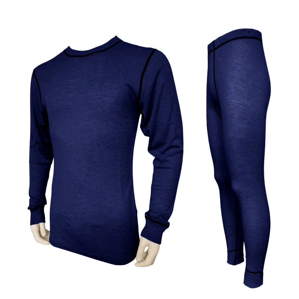 Custom Outdoors High Quality Thermal Underwear For Men 80% Merino Wool Base Layer Pants