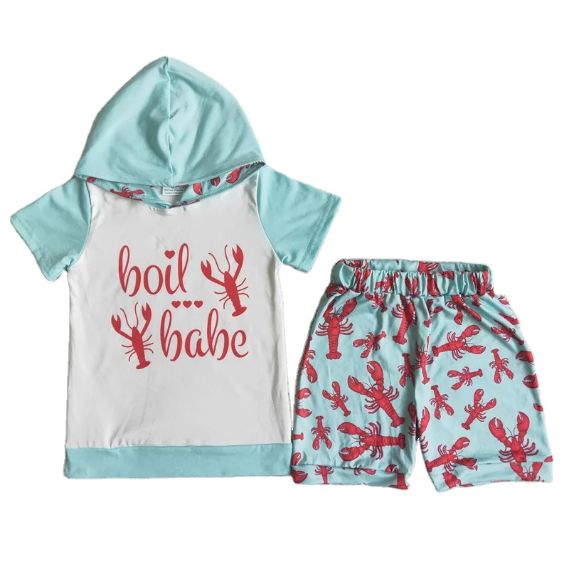 Garments Factory Cheap Boys Clothes 8 Years New 2021 Fashion Cartoon Dog Children Boy Suit Toddler Boys Summer Outfit