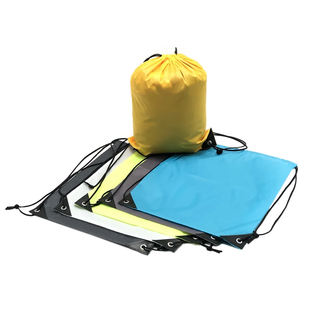 Promotional Wholesale Customized Promotional Polyester Nylon Drawstring Bag And Backpack Draw String Bag