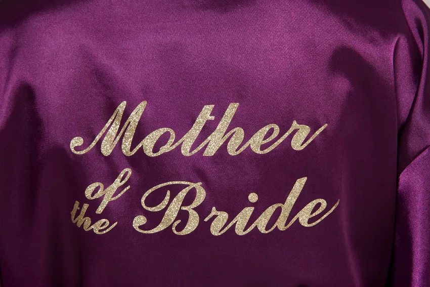 Satin Bridal Robe Bridesmaid Robe Wedding Robe Support Customization