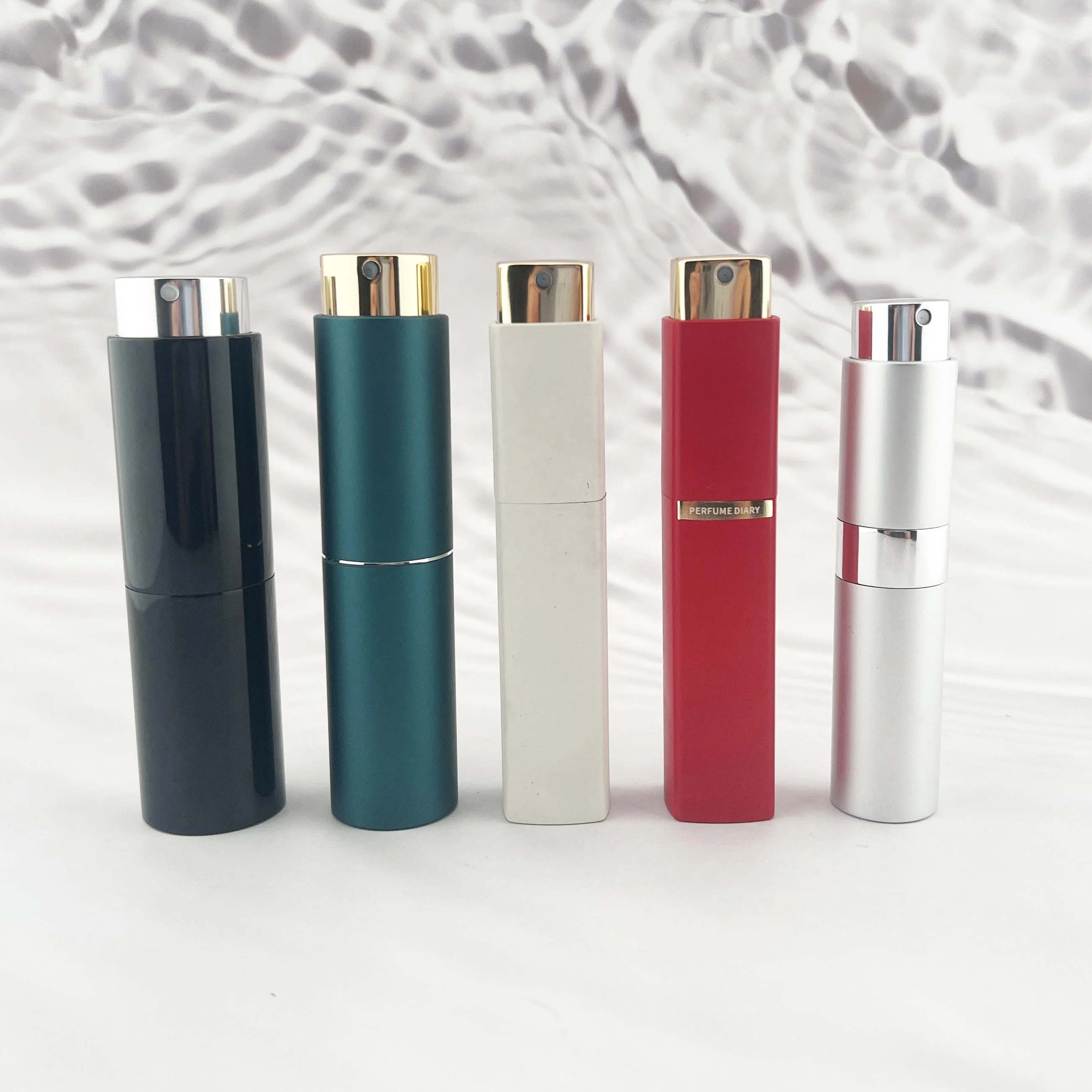 5ml 10ml 15ml 20ml Travel Perfume Spray Bottle Portable Glass Spray Bottle Aluminium Alum Oral Spray Bottle