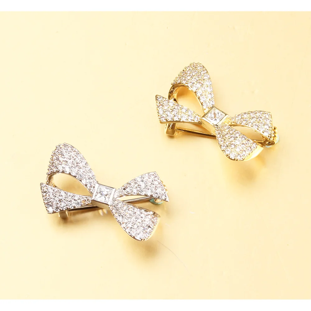 Wholesale Women Bow tie Bowknot Brooch High Quality