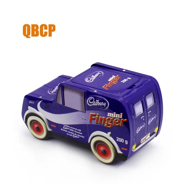 luxury truck shape candy packaging metal tin box