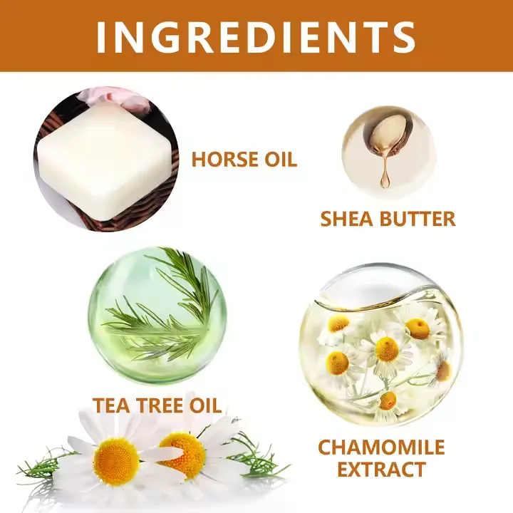 Private Label Wholesale Organic Refined Shea Butter Horse Oil Foot Cream Moisturiizing Skin Care Callus Remover Balm
