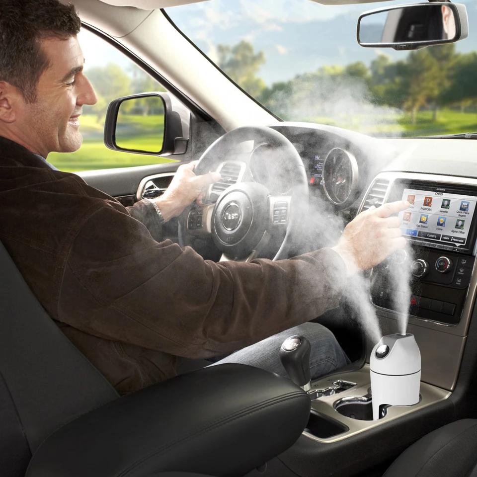 Ультразвуковой мини-увлажнитель воздуха для автомобиля 2600