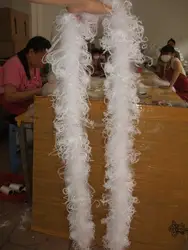 Wholesale Dyed Various Colors Fancy Teal Curly  Ostrich Feather Boa