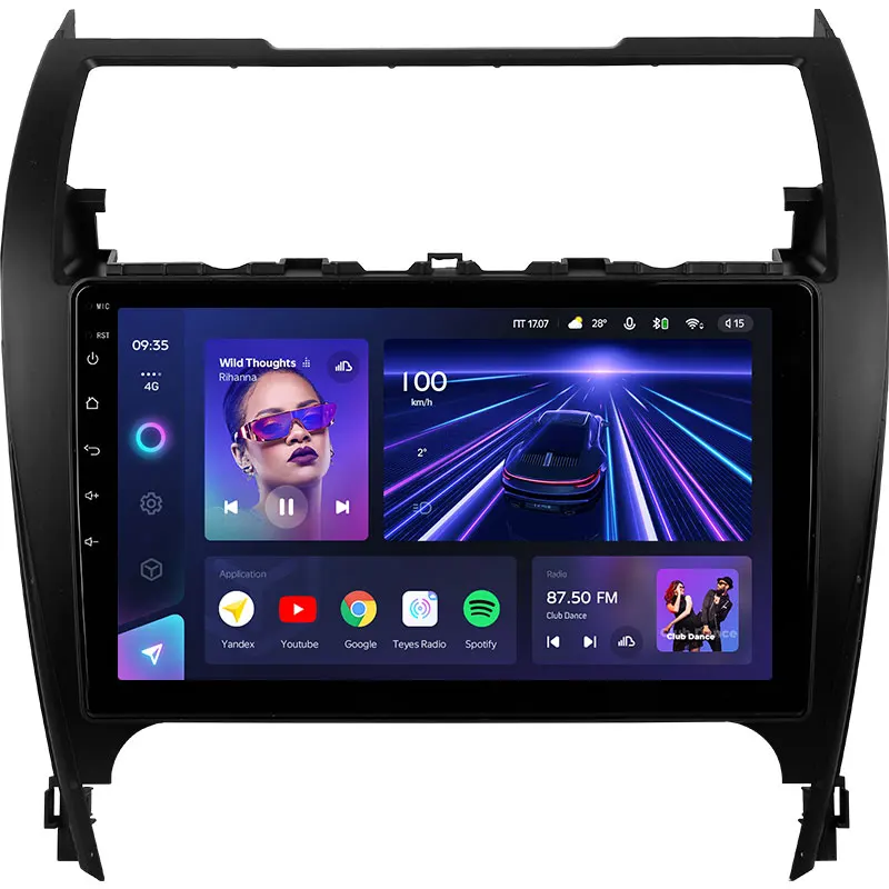 Автомагнитола TEYES CC3 для Toyota Camry 7 XV 50 55 2012-2014 версия США мультимедийный проигрыватель навигация стерео 2din 2 din dvd