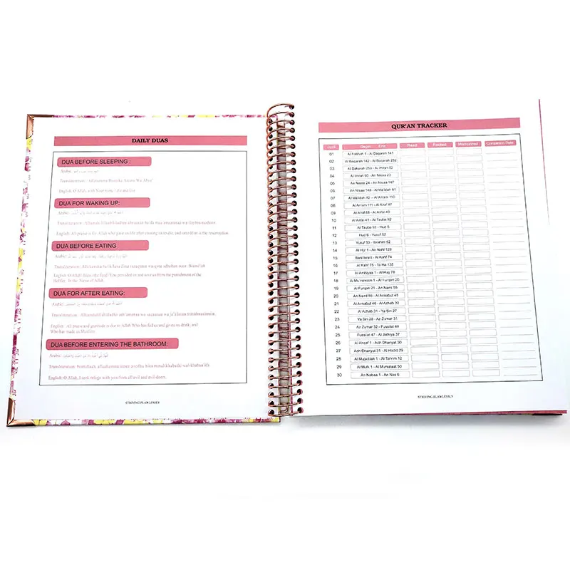 Custom Stationery A5 Spiral 2023 Daily Planner