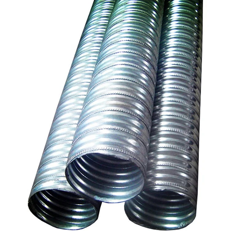 Corrugated metal pipe making machine for construction engineering