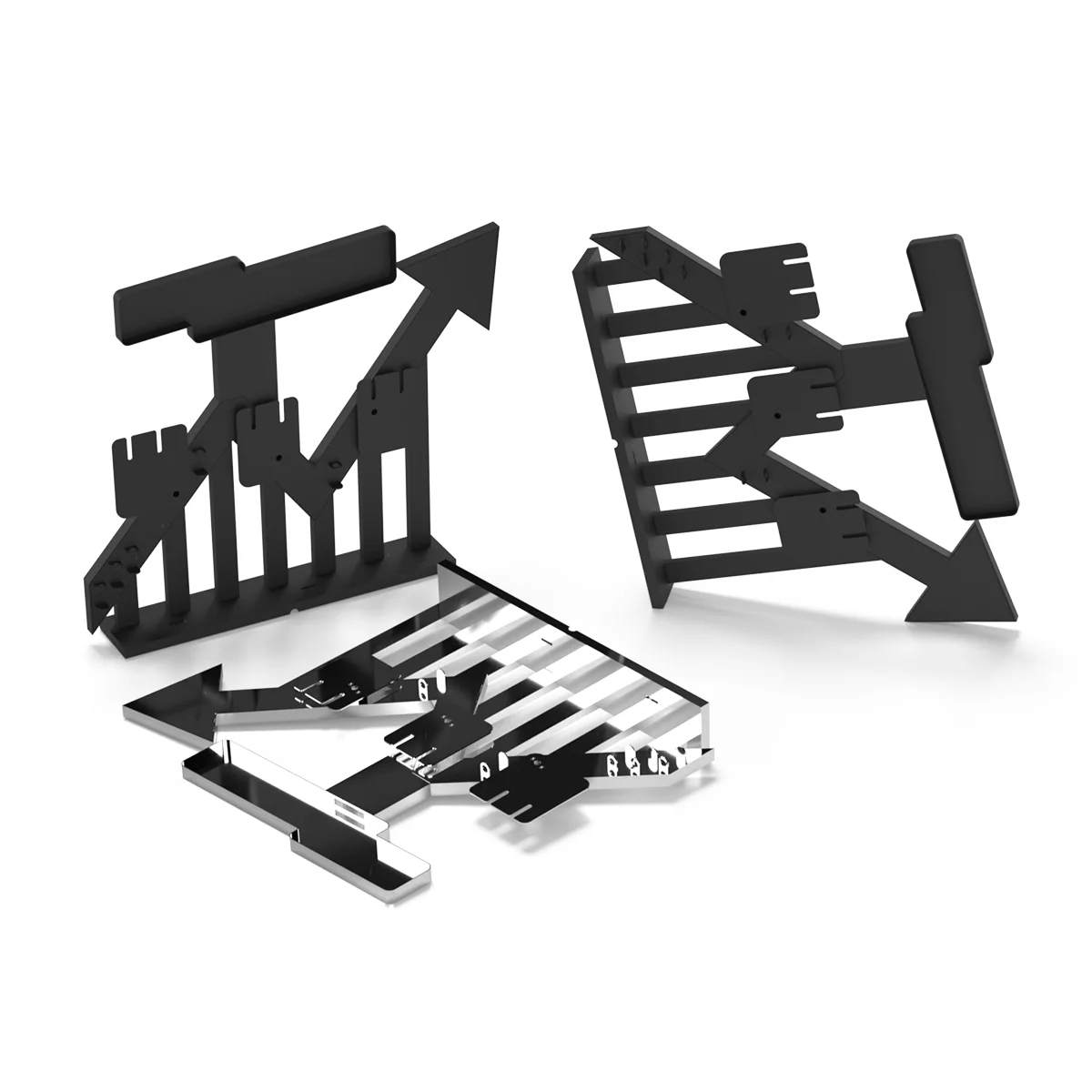 X-KPR Custom Metal Shelf Frame High - Precision Fabrication Available