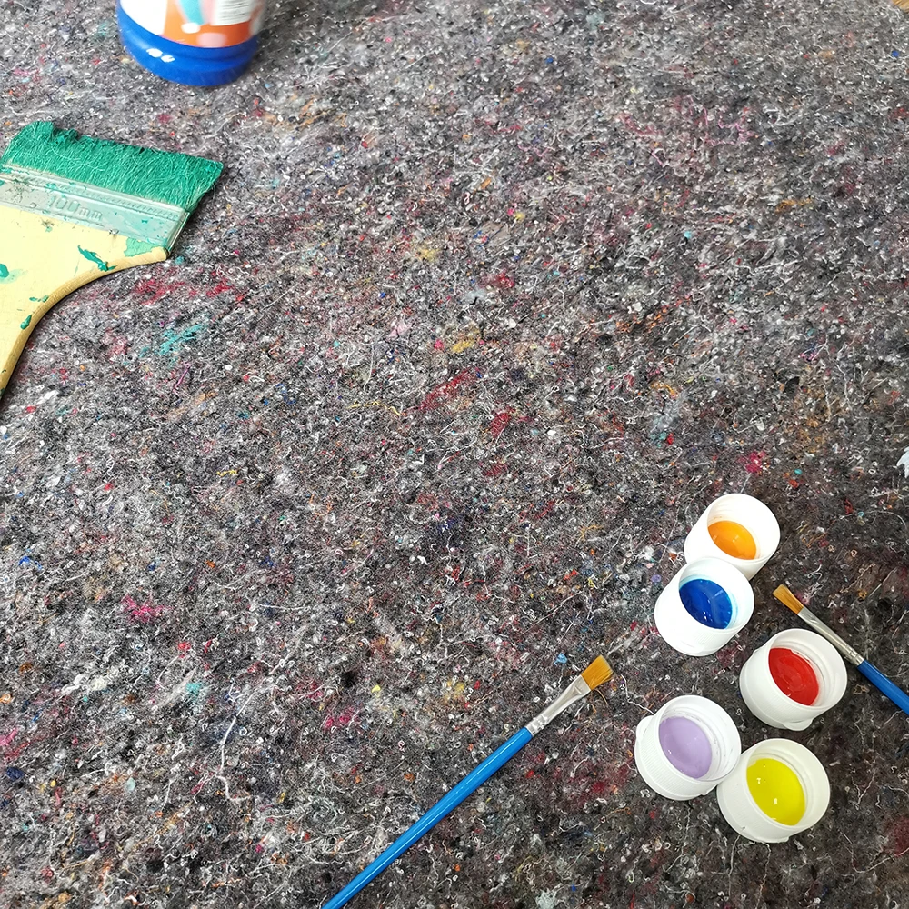 Changshu malervlies нетканые войлочные инструменты краска Войлок переработанный клейкий войлок