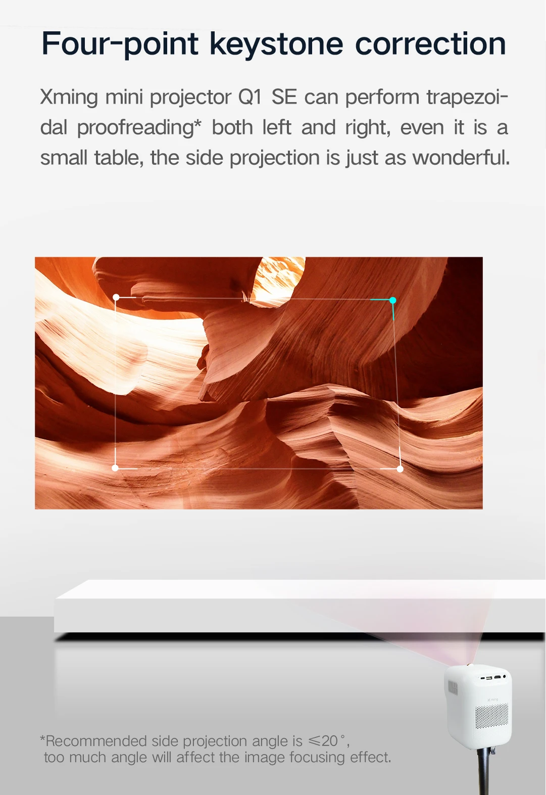 [Wupro x Formovie] Portable DLP Projector Q1 SE mini protector Led Projector