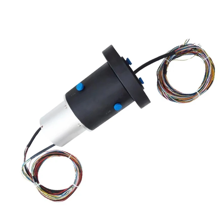 gas liquid rotary joint slip ring electrical swivel for bottle blowing machine
