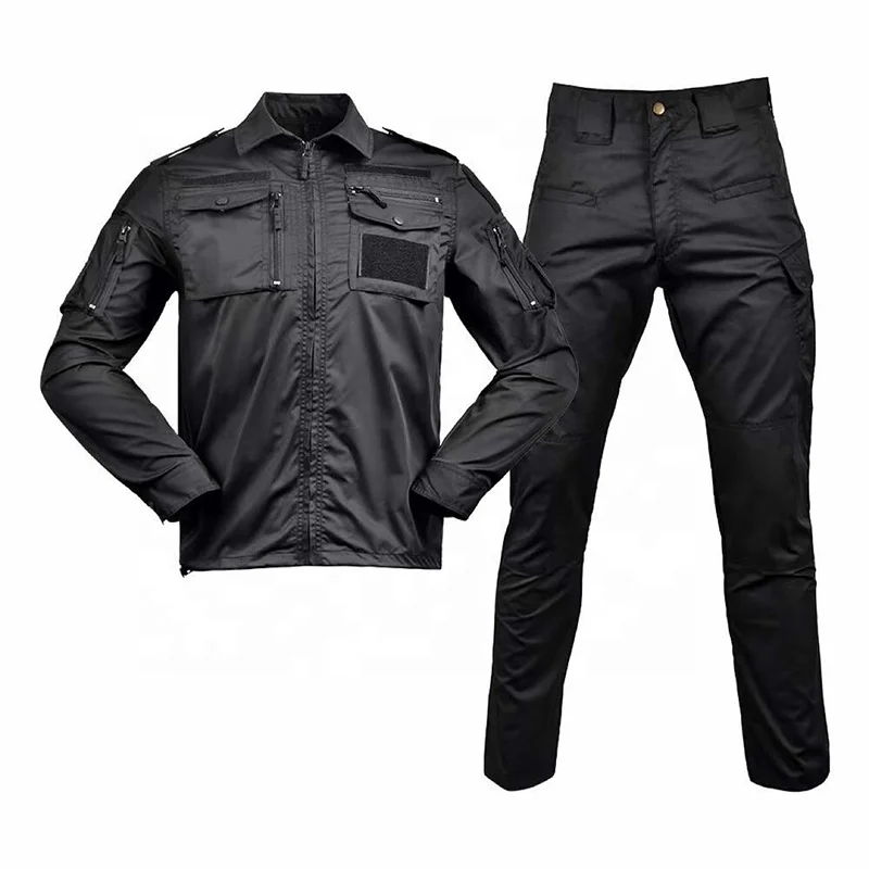 Military Tactical Mens Hunting Combat BDU Uniform Suit Muti-Pocket Long Sleeve Shirt And Pants Digital Acu Military Uniform