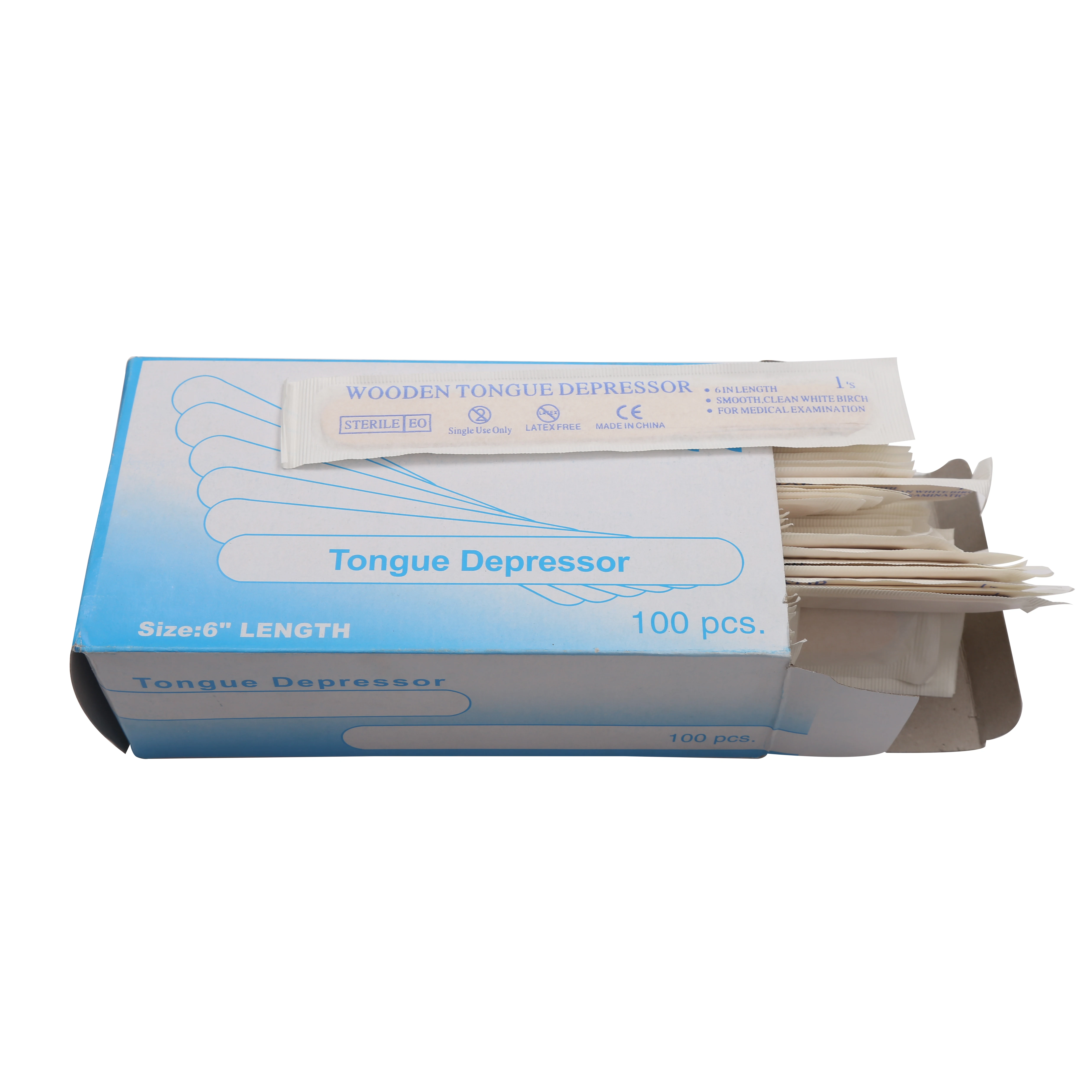 High quality wood light throat scope tongue depressor manufacturer