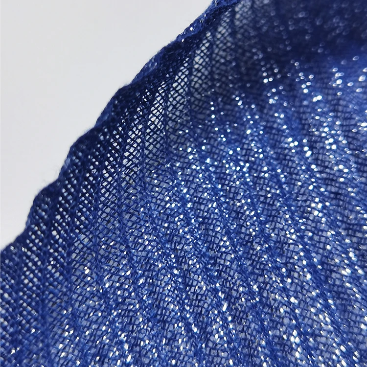 wholesale custom lady premium shimmery knit headscarf shiny crinkle hijab veil tassels shawls golden turbans women design 2024