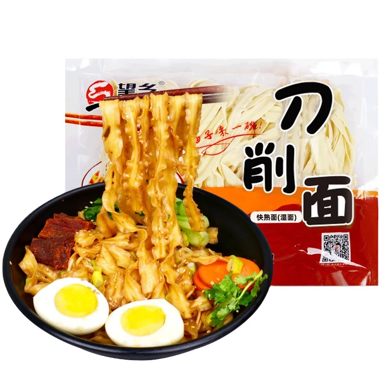 400g hot selling bulk Wholesale low calorie OEM instant Healthy SLICED noodles BRC