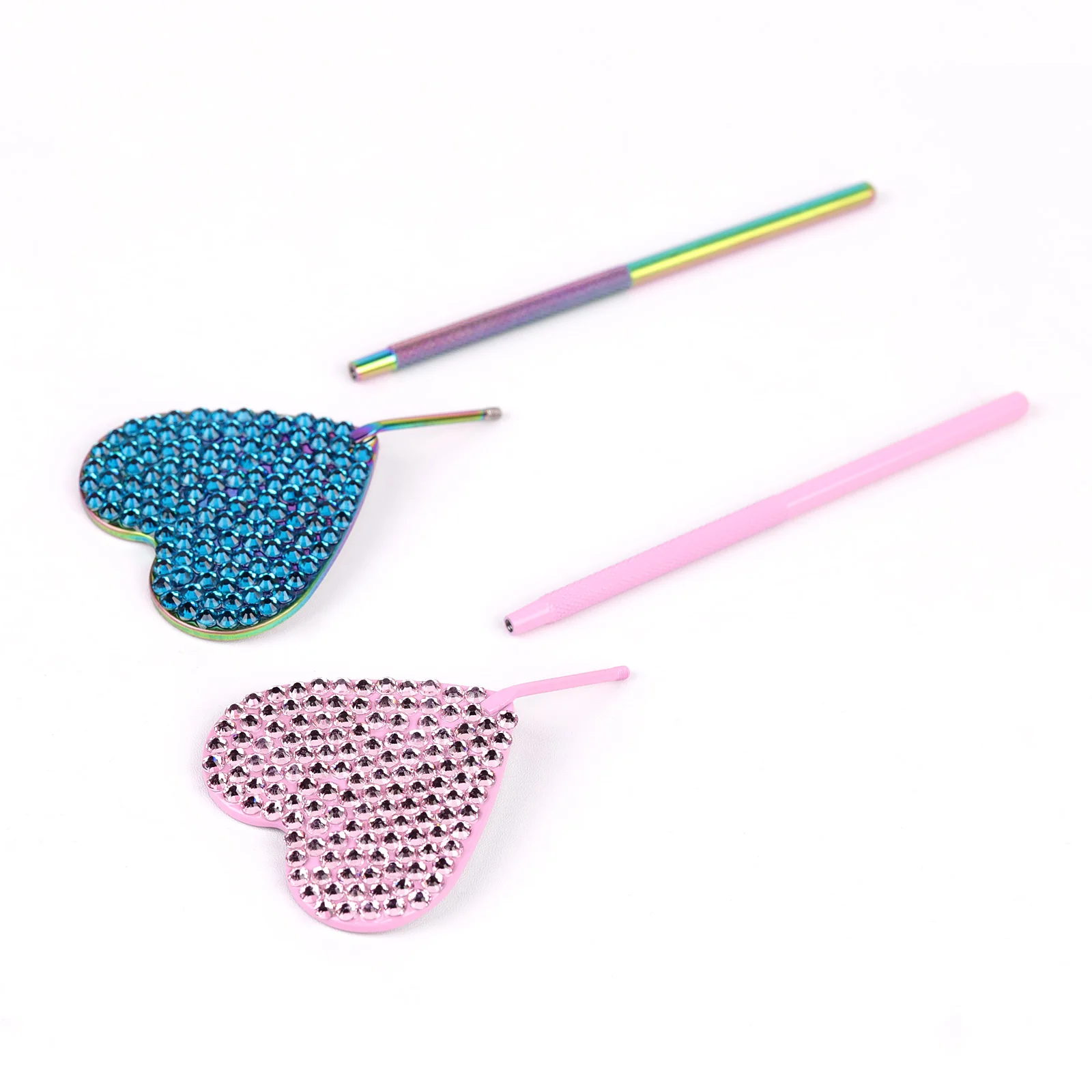 2024 top selling Hello Kitty Lash Mirror with diamonds lash supplies hand inspect mirror custom logo lash extensions mirror