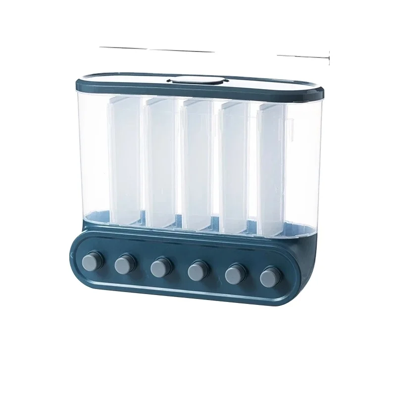 Wall-Mounted Kitchen Auto Cereal Dispenser Rice Dispenser Rice Storage bucket Grain Storage Tank Home Dry Food Ducket Container