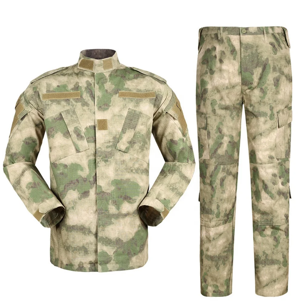 Tactical Cargo Pants Uniform Waterproof Camouflage BDU Combat Uniform US Hunting Clothing Set