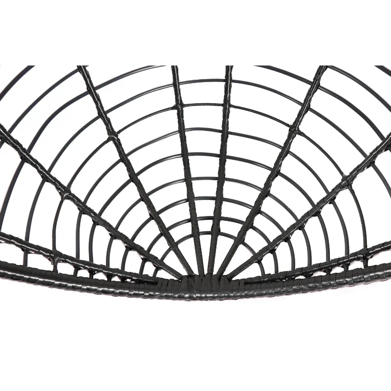 New Wholesale High-quality Egg Swing Chair Cozy Designer Circle Modern Hanging Rattan Indoor OutdoorSwinging Egg Swing Chair