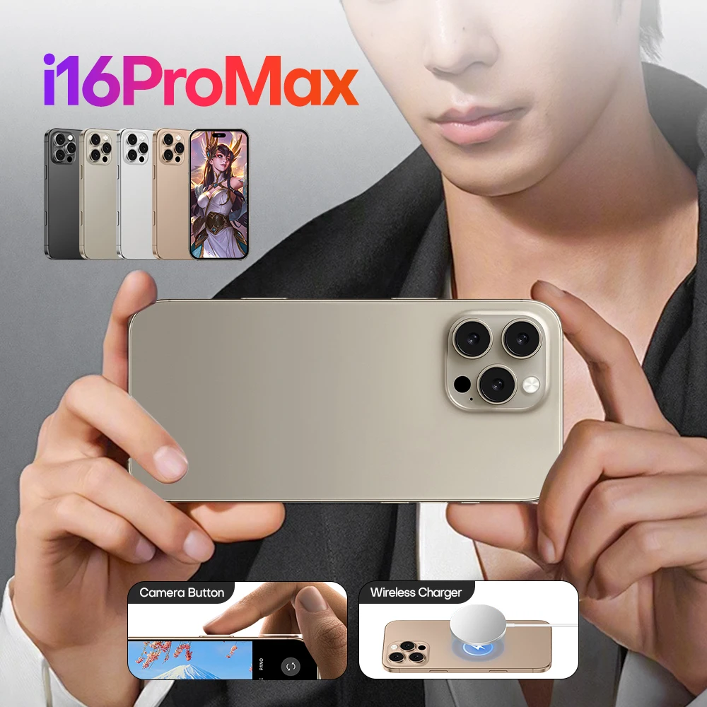 Medome i For Phone 16 Pro Max Telefono Mobile 5G Installment Unlocked Buy Smart Phone 5G Smartphone Deal Online 2024 New Product