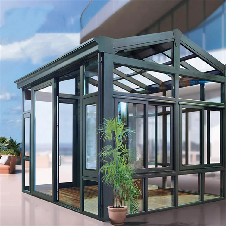 DTOP NFRC CE ROHS outdoor backyard greenhouse commercial Conservatory House Garden Outdoor For Garden House