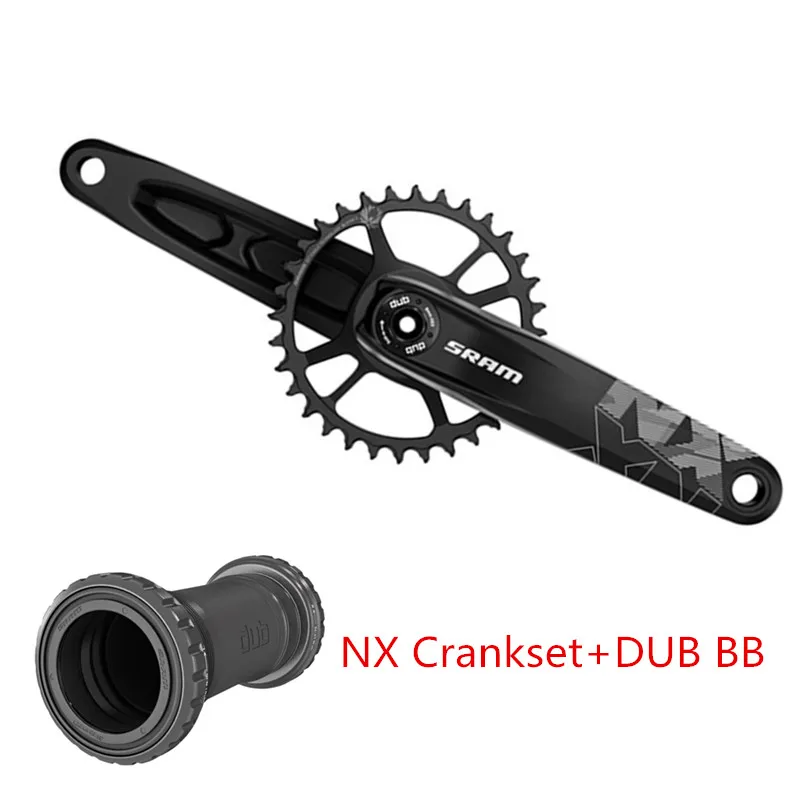 SRAM NX EAGLE 12 Speed DUB 170mm 175mm 34T Steel Chainring MTB Bicycle Crankset BSA PF30 BB92 BB 12s