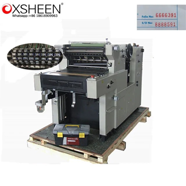 5 automatic numbering and perforating machine XHDM570 , printing numbering machine, numbering machine