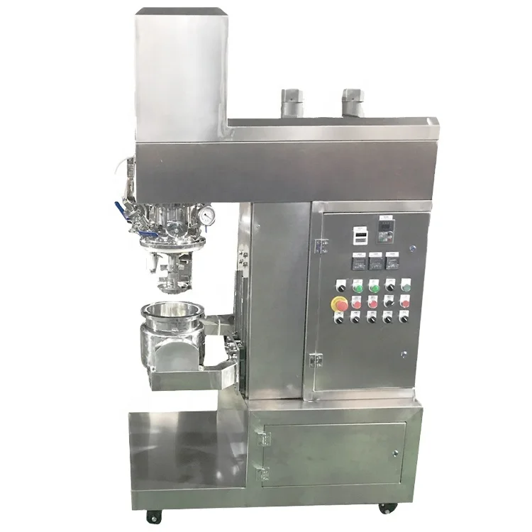 
10L small mayonnaise making machine vacuum homogenizing emulsifying mixer machine 