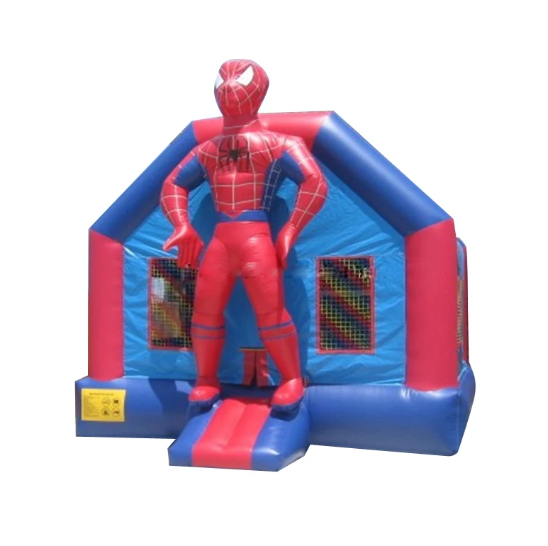 Inflatable Spiderman Bouncer House Kids Spider Man Jumping Castle