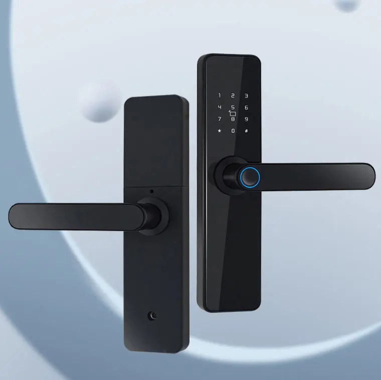 Home electronics finger print glass door lock security locks cerraduras fingerprint sliding door lock cerradura inteligente