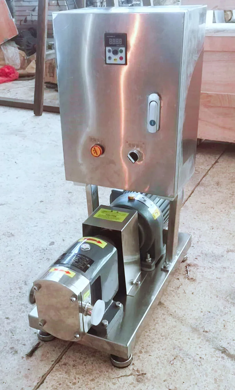 1HP high viscosity chocolate/syrup Lobe Pump Sanitary Stainless Steel Rotary Lobe Pump