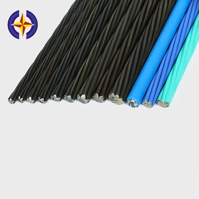 12 7 мм 1*7 проволока ASTM A416 BS5896 низкая Релаксация PC стальная по