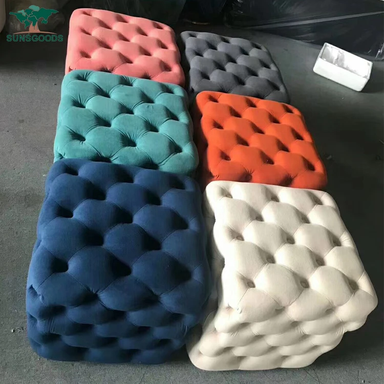Длинное сиденье скамейки Chesterfield оттоманка скамейка для спальни ottonman сделано в