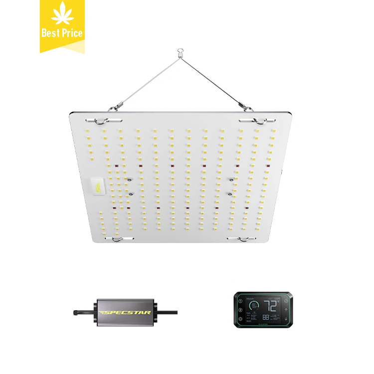 Specstar Fast Shipping High Yield Full Spectrum LED Grow Lights 100W Dimmable LED Grow Light Panel for Indoor Tent