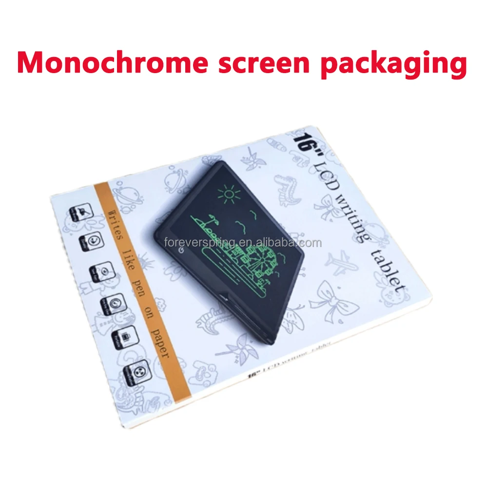 16 Inch Digital type C charging eWriter LCD Writing Tablet chargeable Erase Functions writing board kids graphics Writing pad