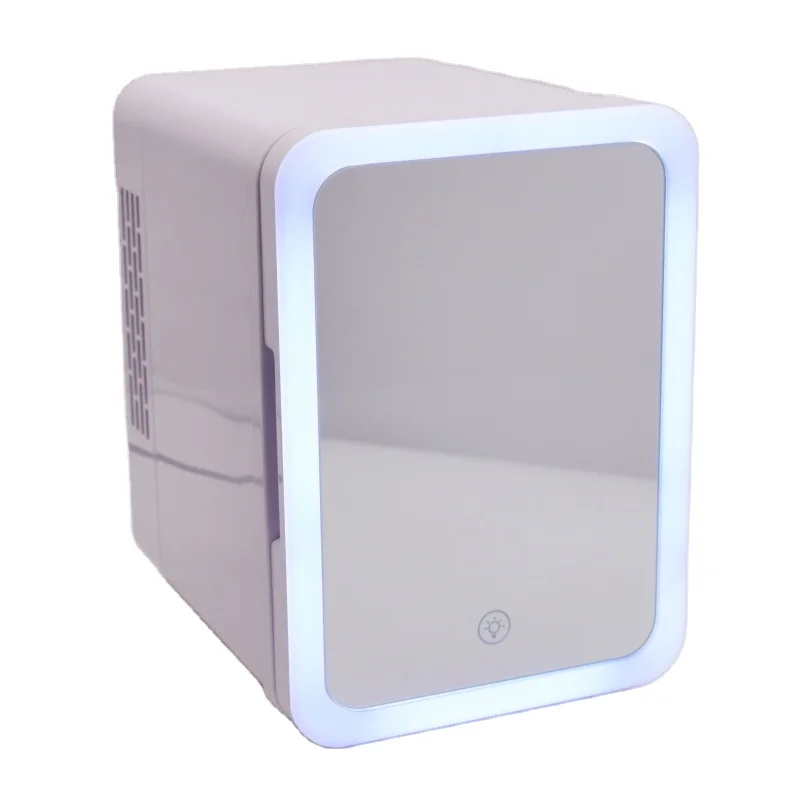 Oem Cooler and warmer fridge 4L Portable Counter top small mini fridge for skincare AC/DC