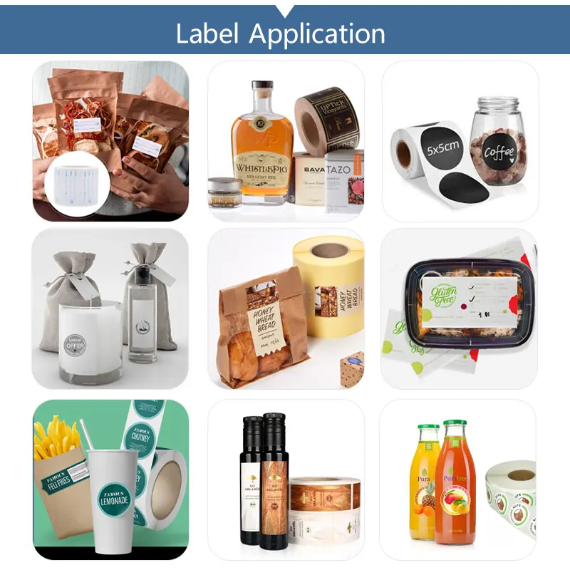 Private Waterproof Temper Proof White Pe Label Printing Food Stickers For Albacore Tuna Seafood And Meat Can