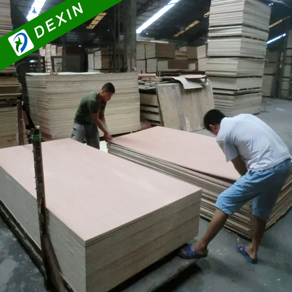 4x8ft 3mm 6mm 9mm 12mm 18mm Okoume Bintangor Birch Pencil Cedar Faced Commercial Plywood