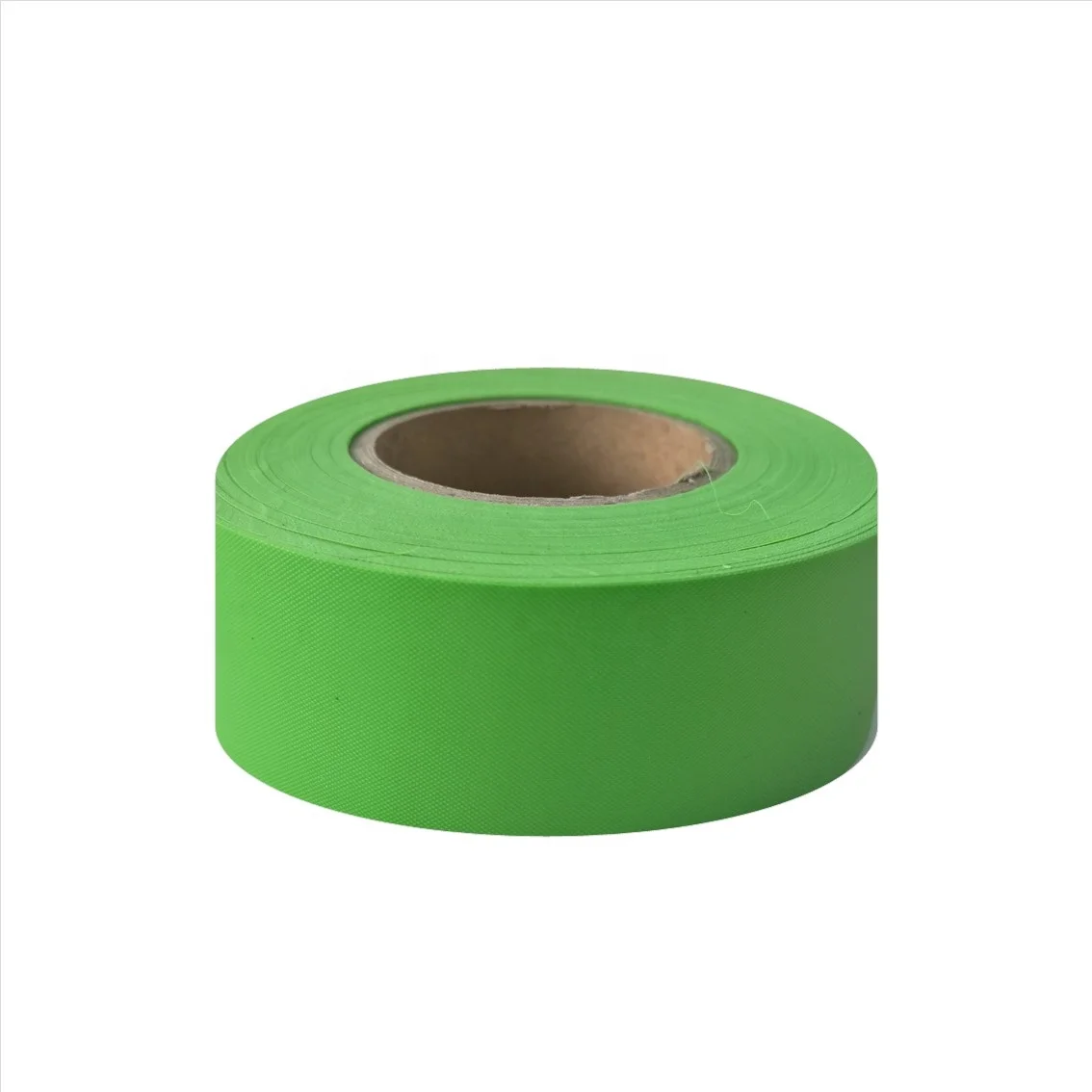 ПВХ неклейкая маркировочная лента 25 мм x 75 м-Фтор зеленая
