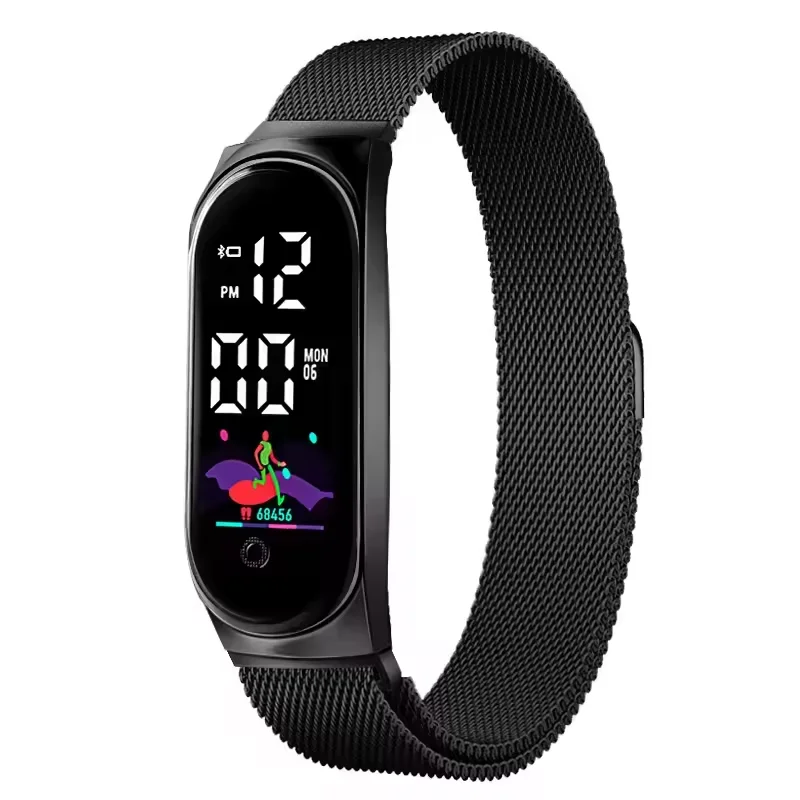 2024 Sports Watch Waterproof Luminous Kids Digital Watch Touch Screen Electronic LED Watch