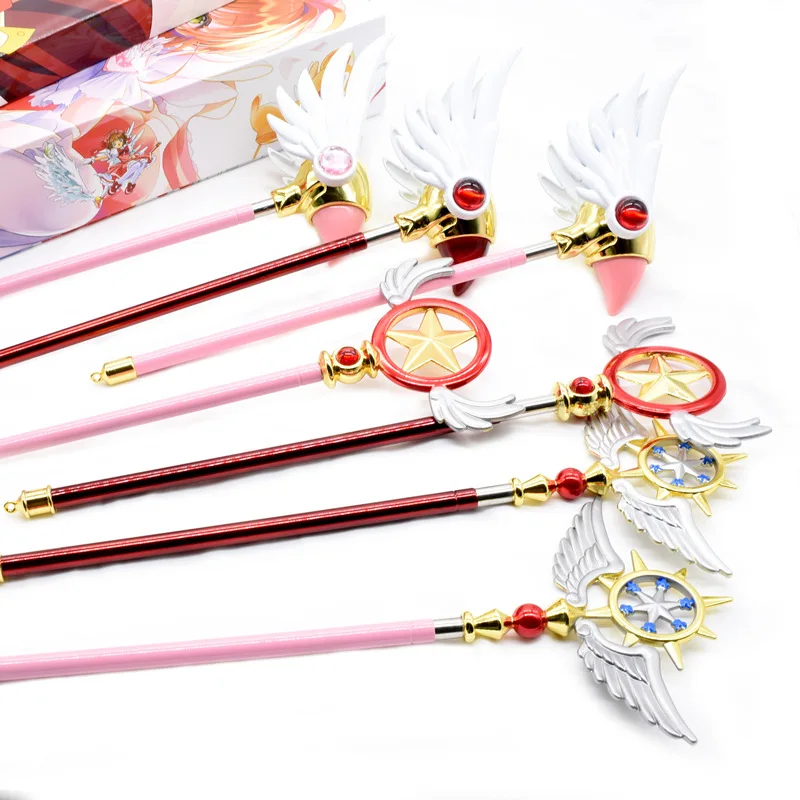 Anime Peripheral Cosplay Model Prop Card Captor Retractable Magic Wand