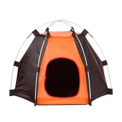 foldable dog carrier luxury canvas outdoor  house pet travel bag for dog tent