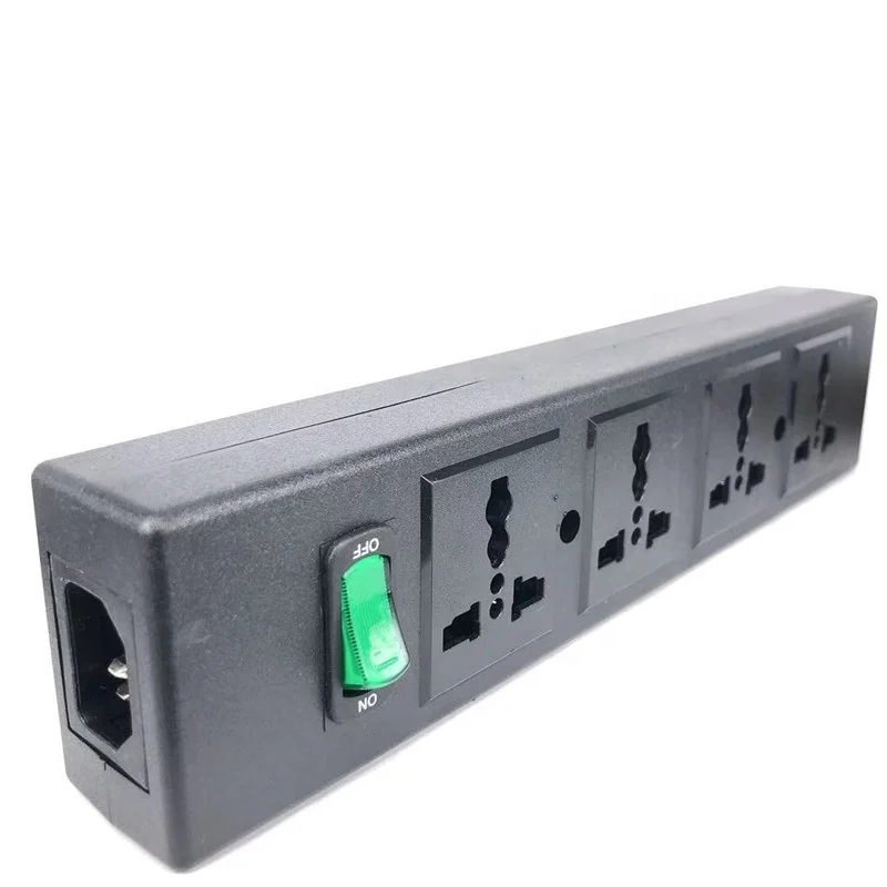  Многофункциональная розетка 250 В 13a 4 разъема IEC320 универсальная C13 C14 PDU