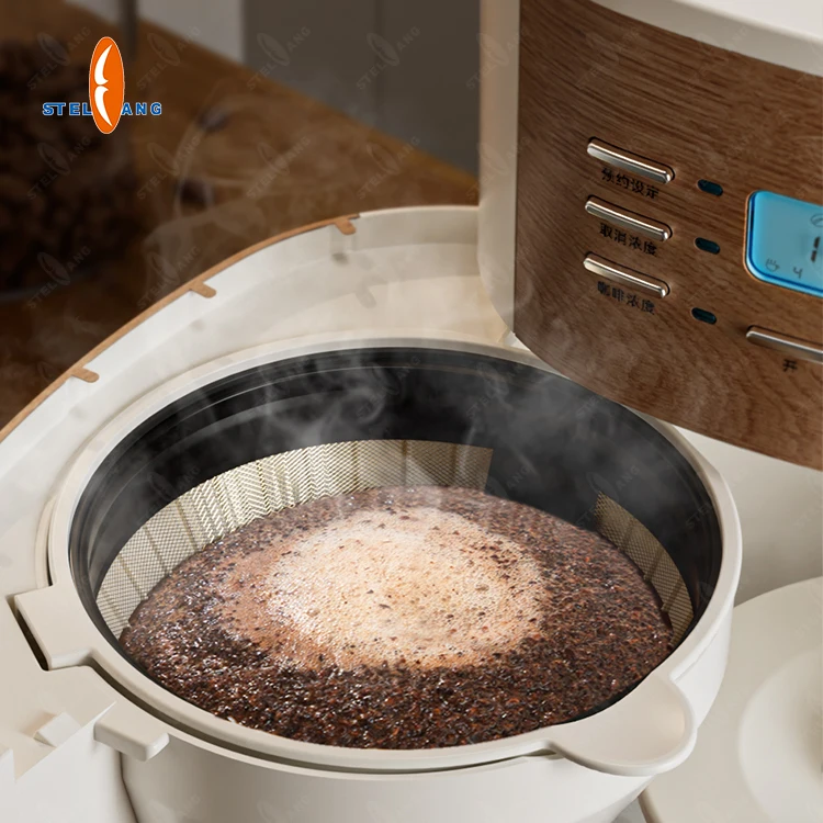 foshan electrical appliances cafeteras profesional maker grinding coffee powder coffee maschines