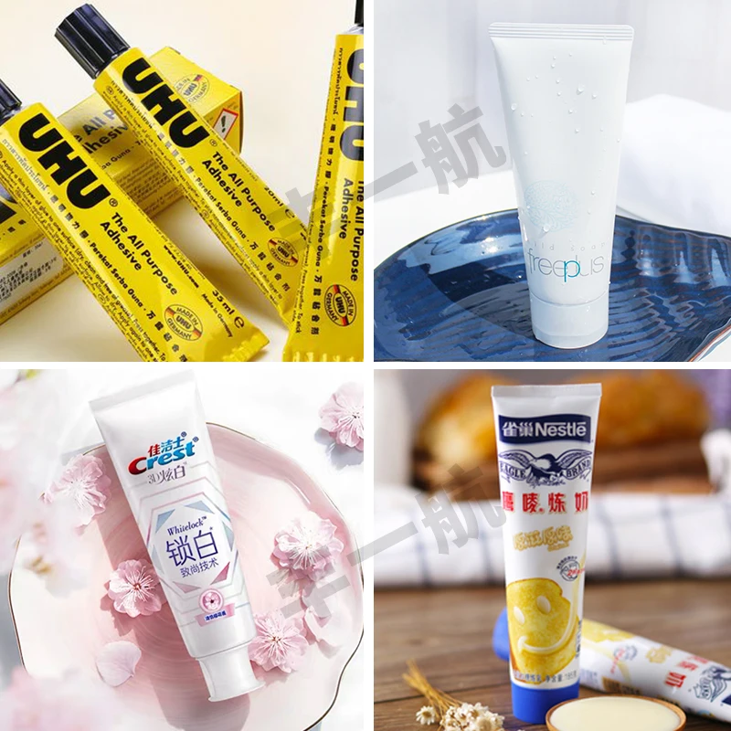 Tomato sauce/glue/color paint filling automatic soft tube filling sealing machine for cosmetic paste